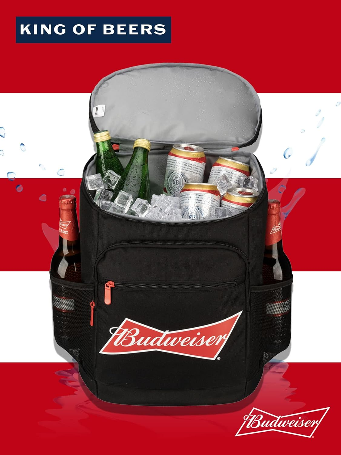 Beer Cooler Backpack Insulated 21 Liter Leak Proof Soft Cooler for Beach Camping Hiking Picnic