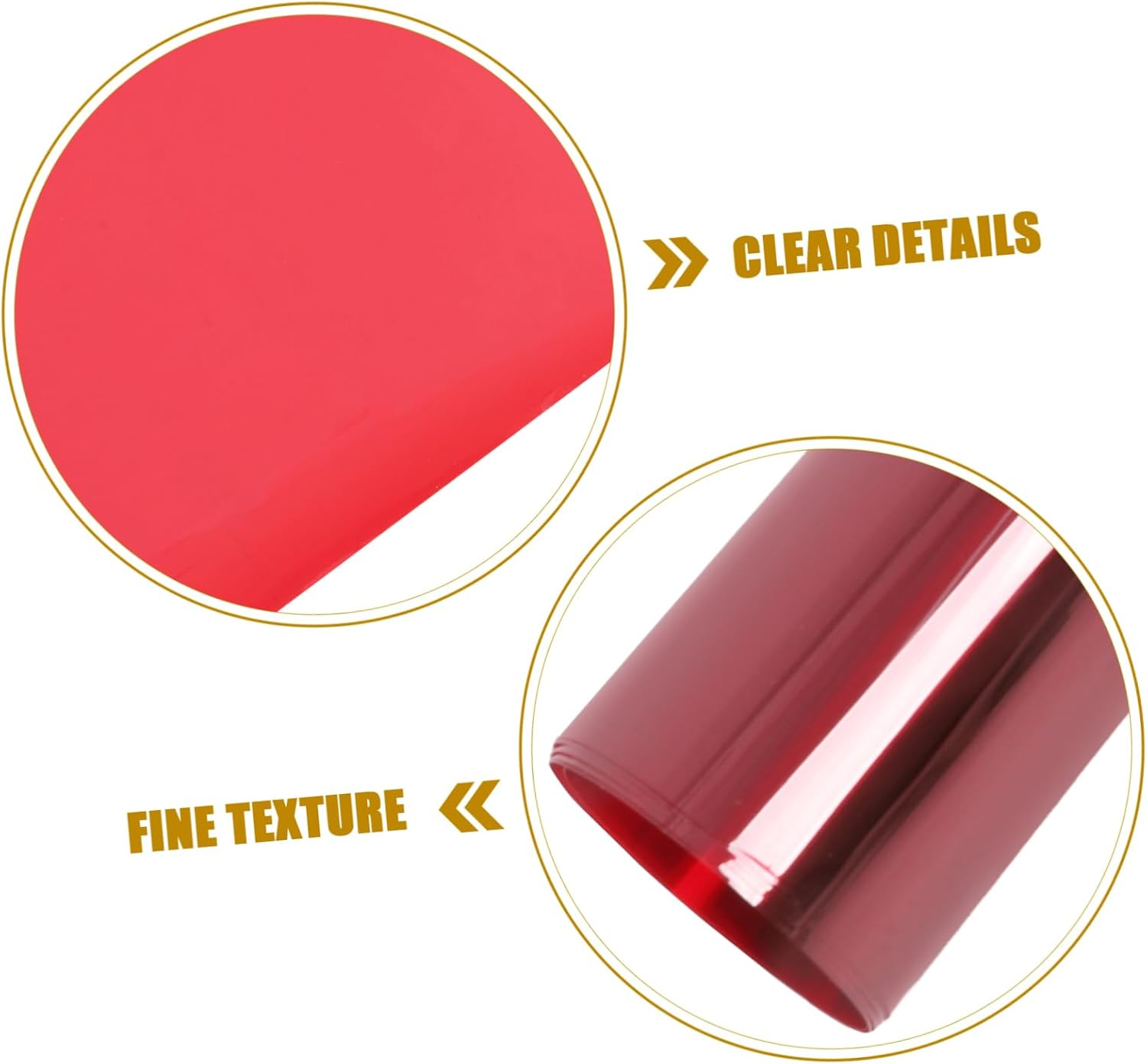 STOBOK Sunset Atmosphere Light Film Red Gel Light Filter for Photo Correction Lighting Film Correction Gel Sheets image number 5