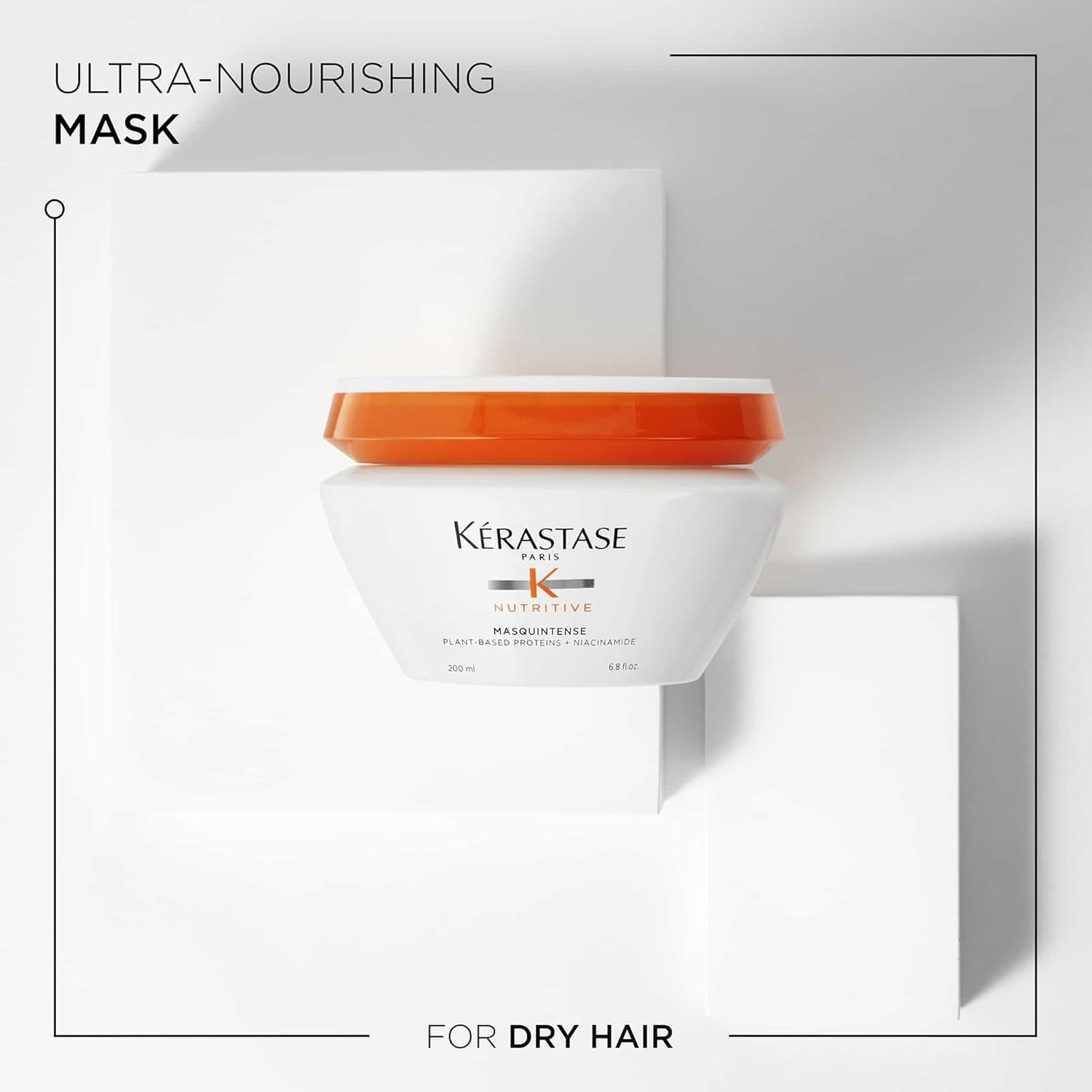 K&eacute;rastase Nutritive, Hair Treatment for Very Dry, Fine to Medium Hair, Moisturising and Nourishing, Paraben-Free, Masquintense Deep Nutrition Soft Mask, 200 Ml image number 3