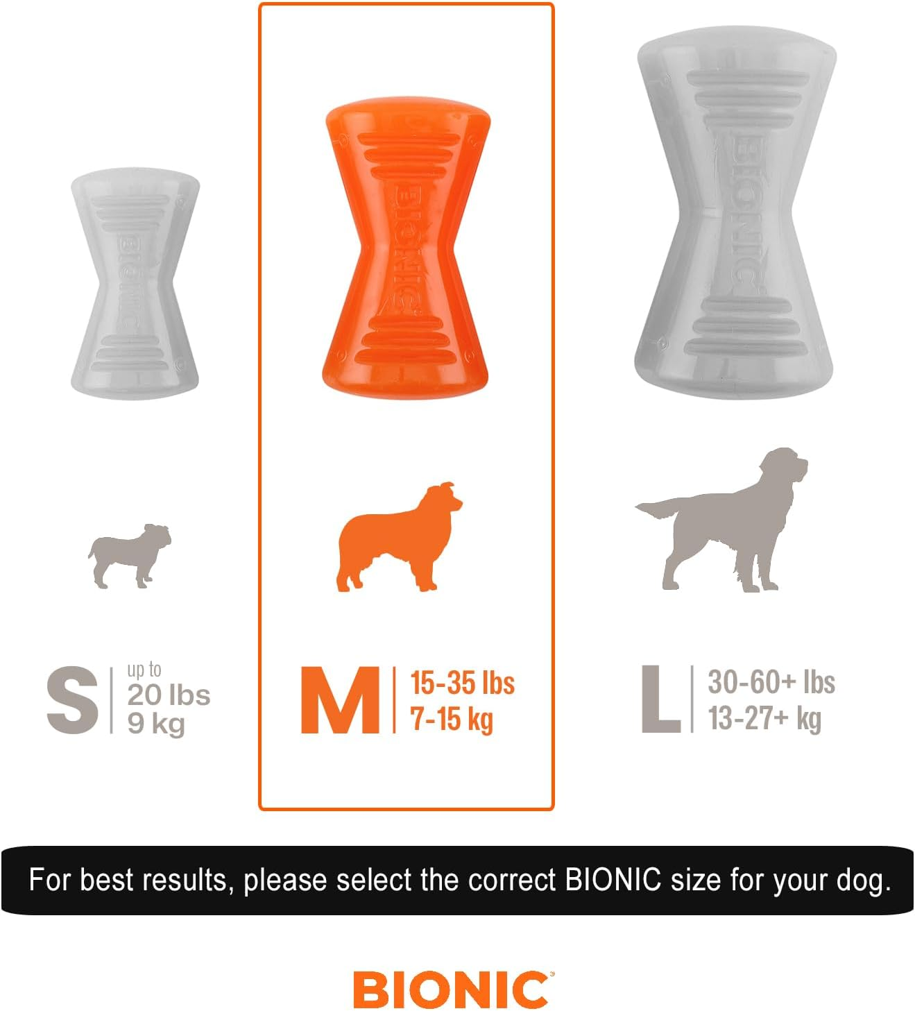 Bionic Super Bone Dog Toy, Medium, 12.2 X 5.3 X 6.7 Cm image number 2