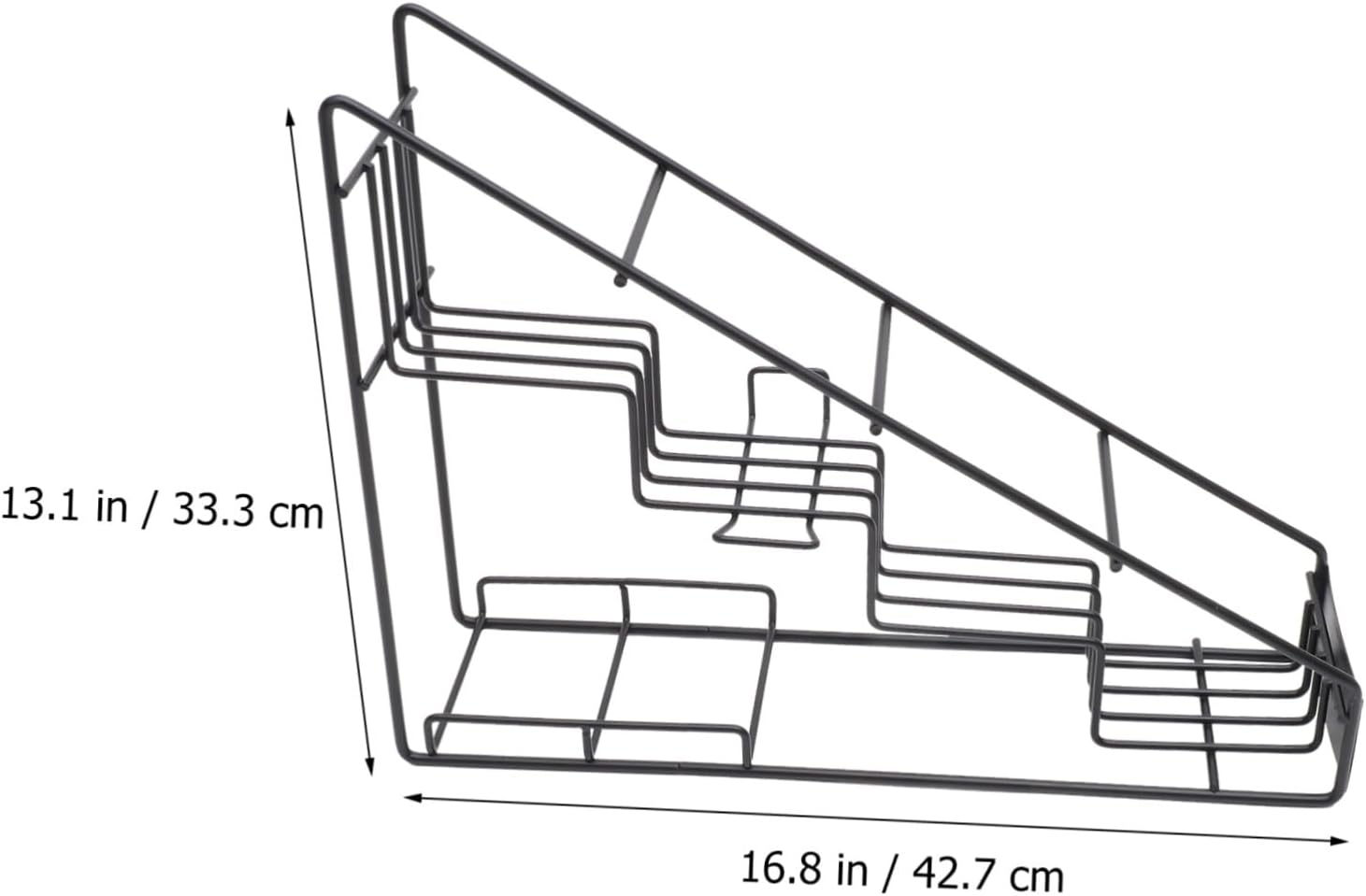 UPKOCH Stainless Steel Syrup Display Stand Stepped Shelf Design for Organizing Syrups Spices and Items in Kitchenware Storage for Shop Home Use Random Color image number 6