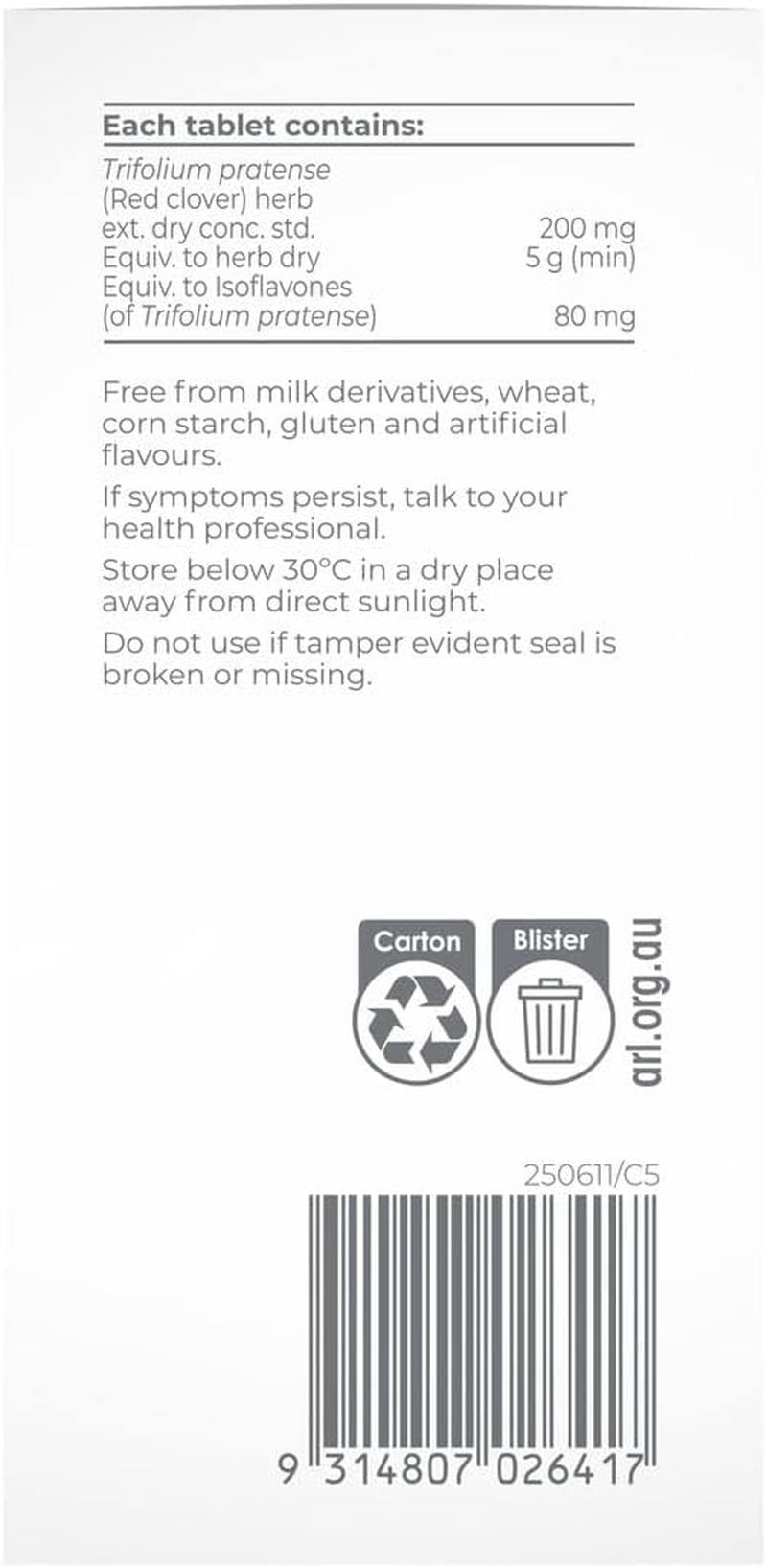 Promensil Double Strength 60 Tablets image number 4