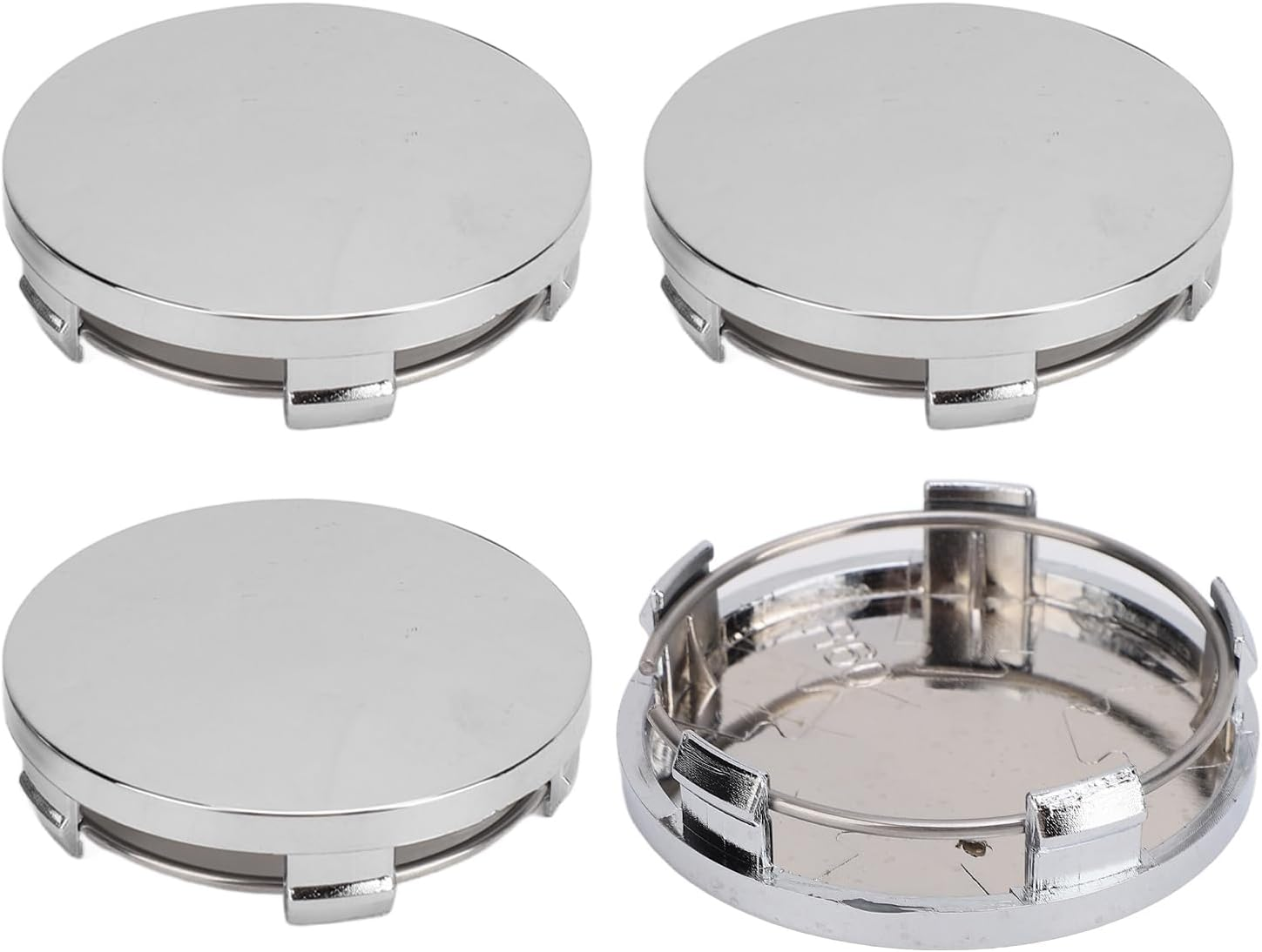 DAUZ Rim Hub Center Cover, Wheel Center Caps Stylish 60Mm Impact Resistant 4PCS Universal for Cars (Electroplated Colors), Dauz4W25Uaikmp-12 image number 3