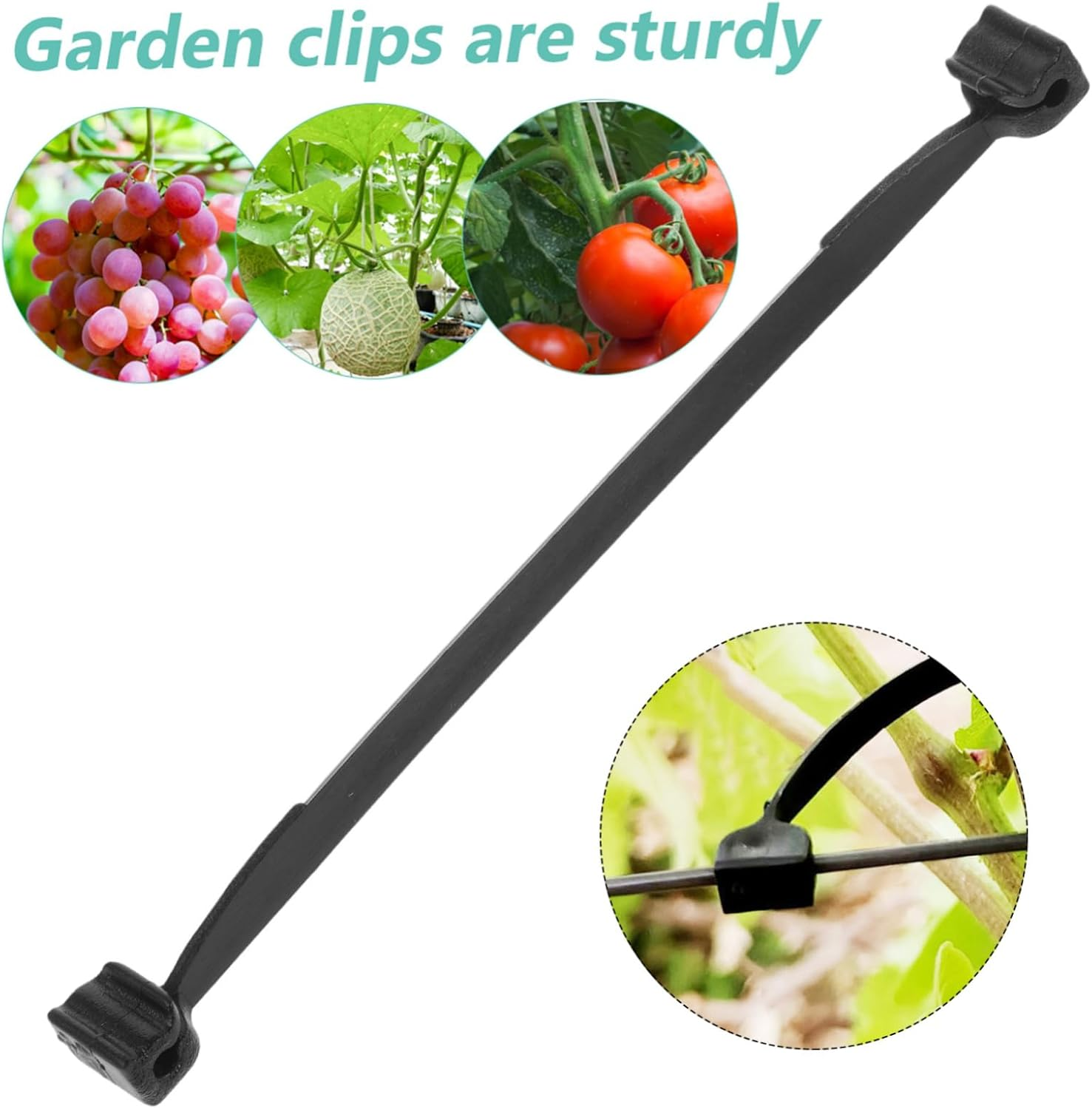 CIYODO 1Bag Plant Support Clips of Tie Branch Card Garden Supplies Plastic Clamp for Vines Fruit Tree Branch Clips image number 5