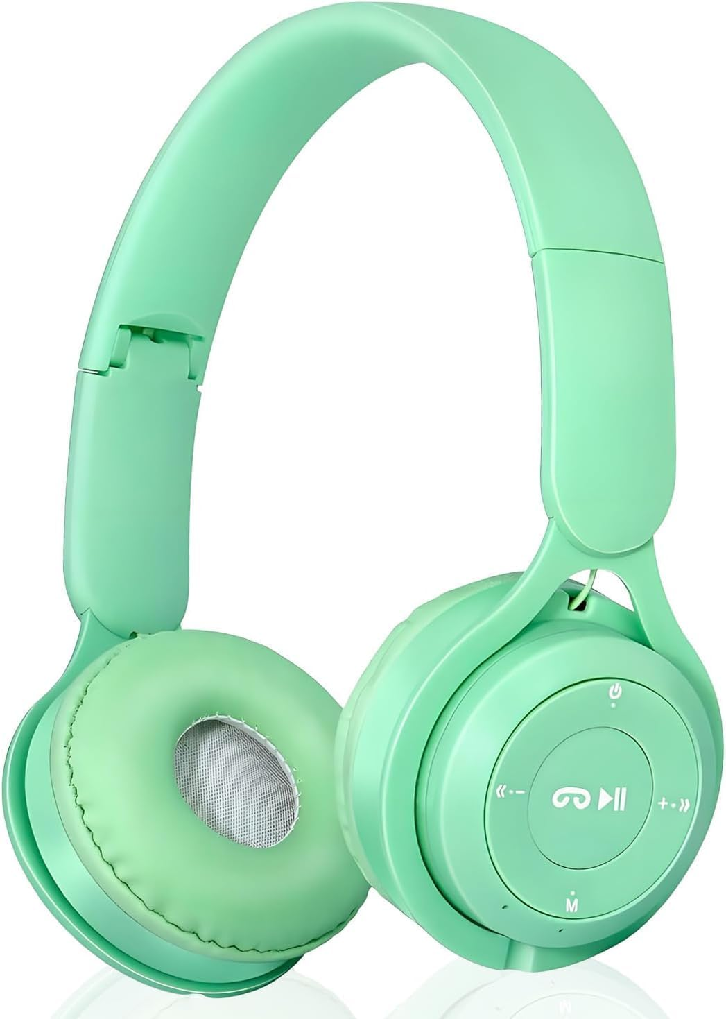 Upgraded Hybrid Active Noise Cancelling Headphones with Transparent Modes Wireless Bluetooth with Mic, Deep Bass,Soft-Earpads Headset Green image number 1