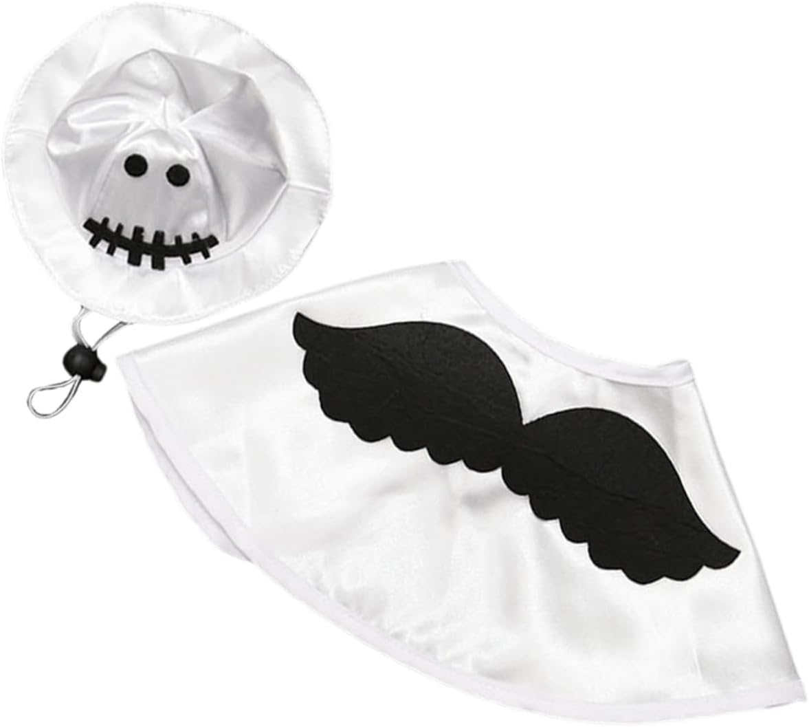 SUPVOX Pet Halloween Costume Cat Dog Cape Hat for Halloween Party Dress up Faux Fur Prop image number 5