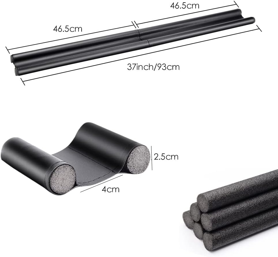 Draft Stoppers for Bottom of Doors,Kiwinvou 1 Pack Door Draft Blocker Reduction Windshield Energy Saving under Door Seal for Outdoor Indoor Bathroom Bedroom(37Inch,Black) image number 3