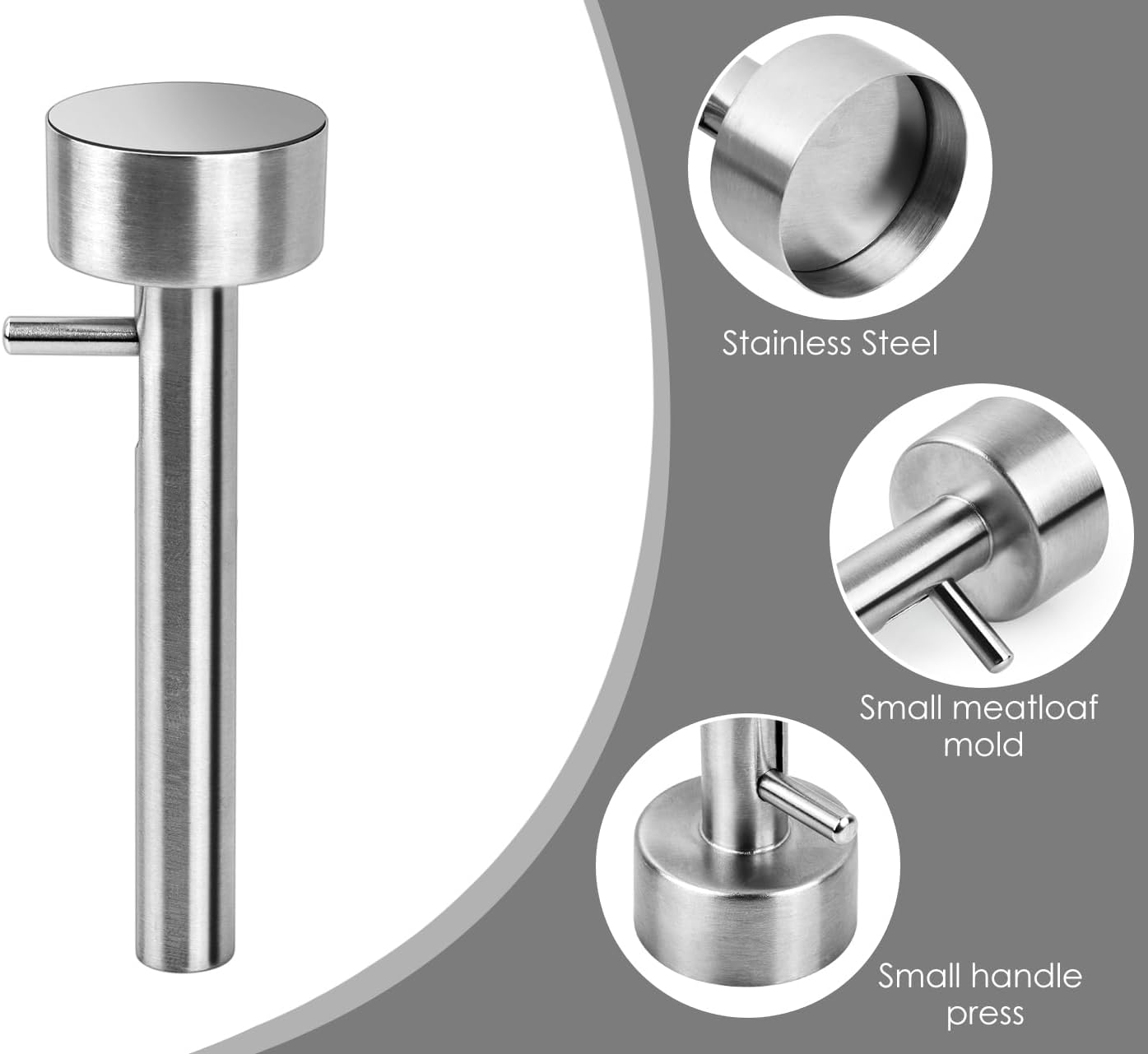 DS. DISTINCTIVE STYLE Falafel Scoop Mold Maker Tool 4 Cm Shaper Stainless Steel Easy to Use and Clean Non-Sticky Meatball Press Scoops