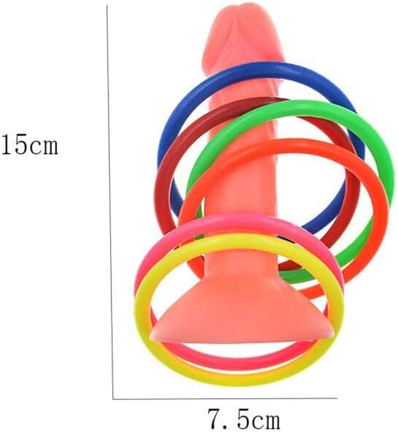 Party Favor Toss Ring Hoopla Hen Night Out Game Novelty Toy Supplies Game Set N0