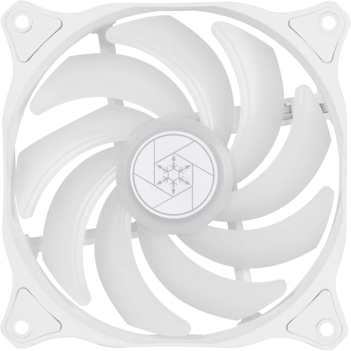 Silverstone Technology Air Blazer 120RW, PWM, ARGB, 120Mm, White Frame, Translucent Fan Blades, Hydro Bearing, SST-AB120RW-ARGB image number 1