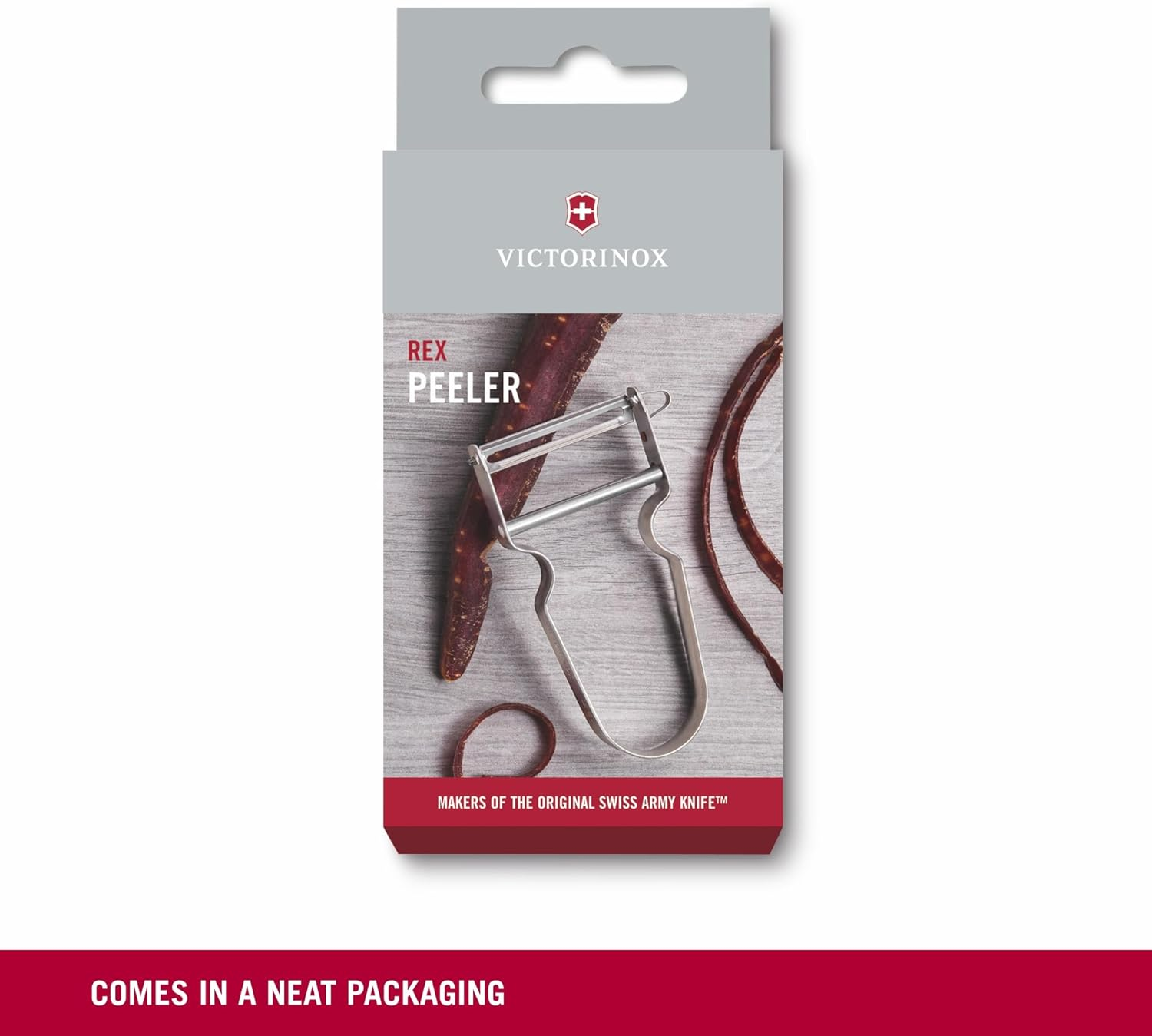 Victorinox Rex Peeler, 12Cm, Stainless Steel Blade - Red image number 6