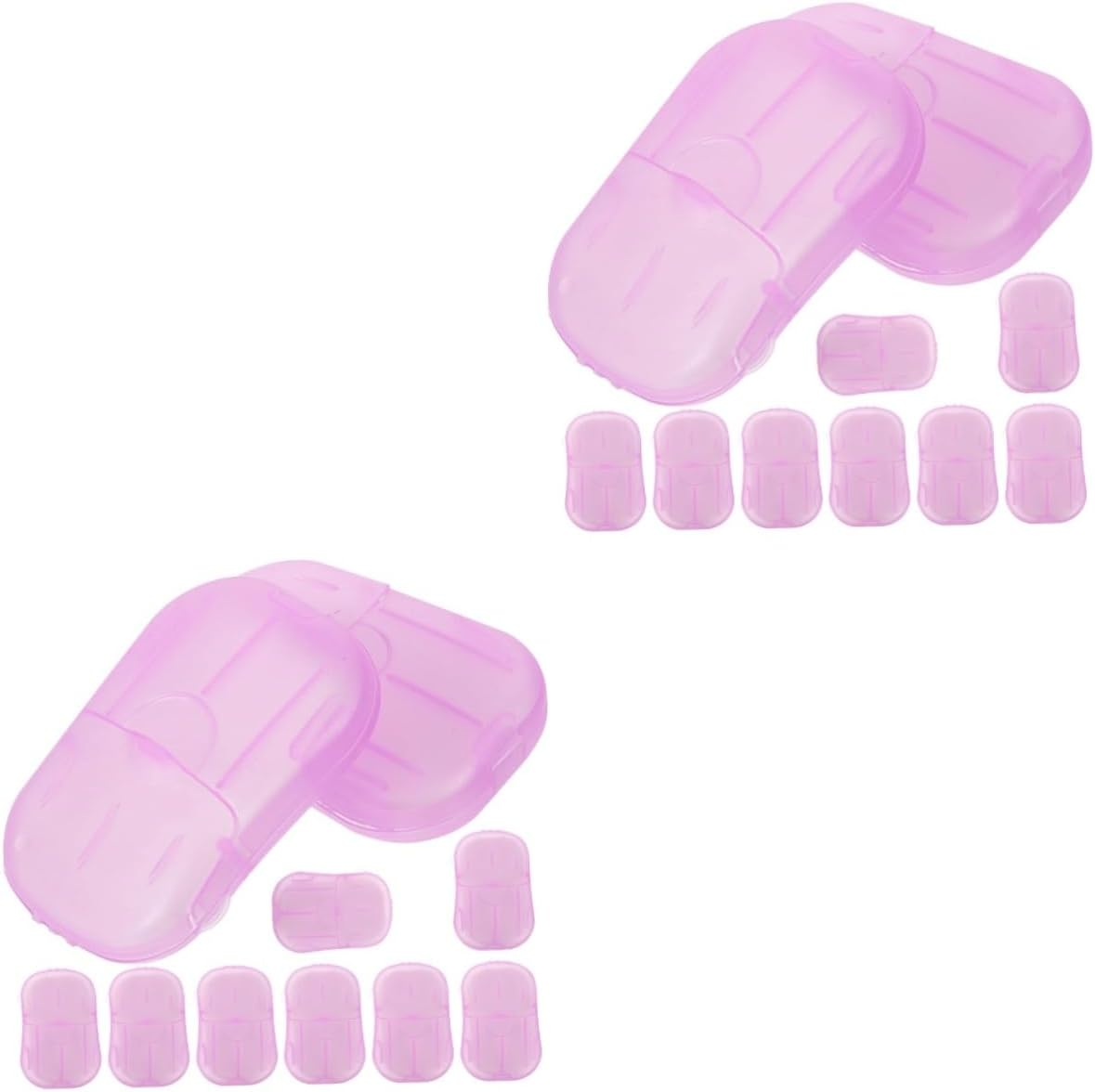 KOMBIUDA Lightweight Soap Slices Portable Travel Soap Sheets Safe Refreshing Hand Wash image number 1