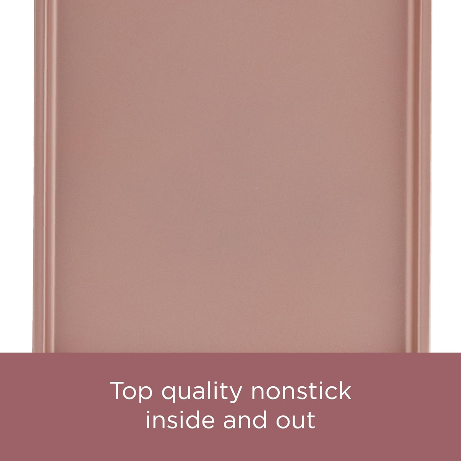 Farberware Baking Nonstick Cake Pan, Rectangle, 9 Inch X 13 Inch, Red Rose Gold image number 2