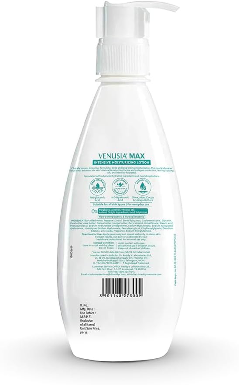 VENUSIA Max Intensive Moisturizing Lotion for Everyday Use, 300 G image number 3