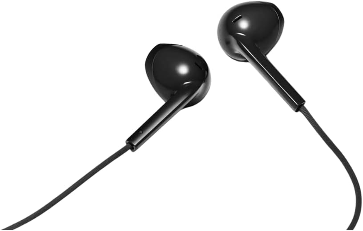 JVC HA-F17M-B-E In-Ear Earbuds Compact & Comfort with 1 Button Remote Control, Sweat Resistant (IPX2), 1.0 M Cable - Black