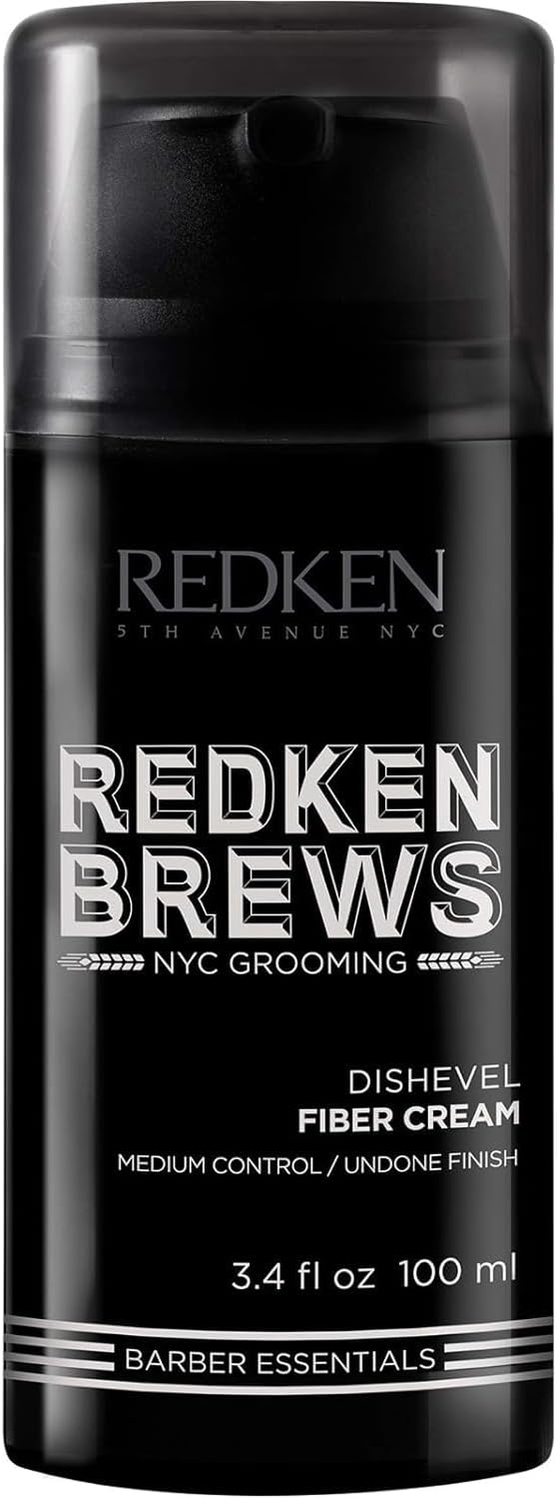 Redken Brews Fiber Cream for Men | Men'S Hair Styling Cream with Medium and Natural Hold | Undone Finish & Adds Texture and Shape | 100Ml