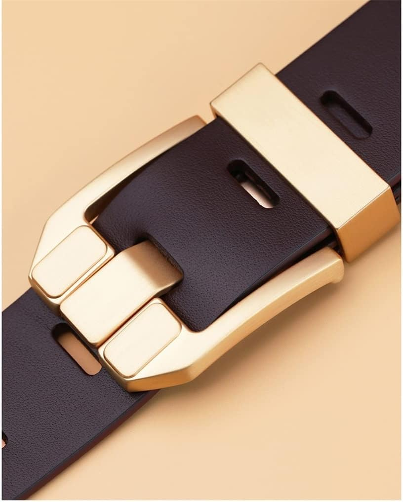 Belt Men'S Leather Top Layer Cowhide Men'S Belt Men'S Casual Pin Buckle Jeans with Tide