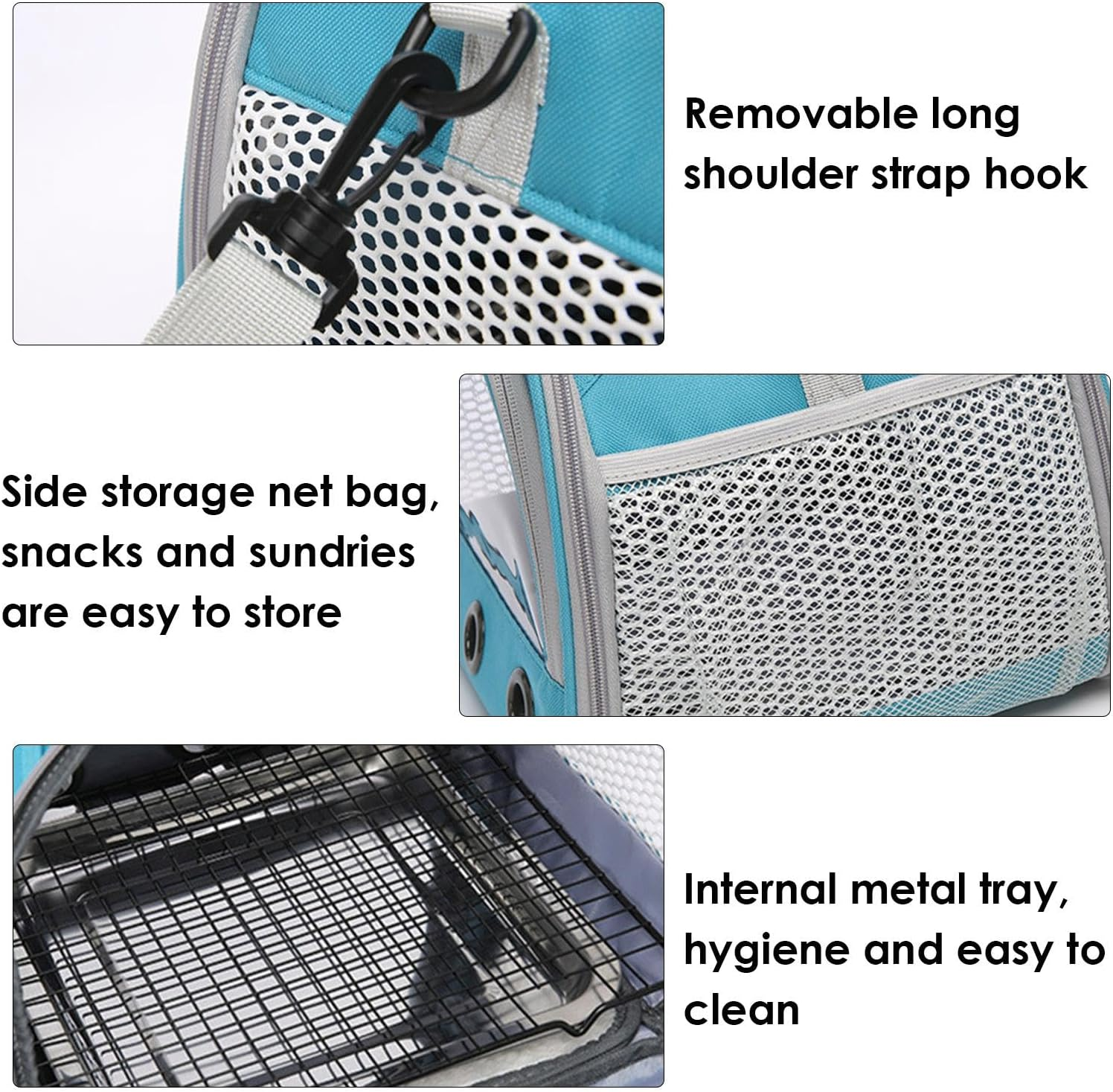 Bird Outing Bag,Lightweight Backpack for Parrot | Foldable & Handheld Breathable Shoulder Bag for Parrot, Hamster, Pigeon & Small Pets image number 2