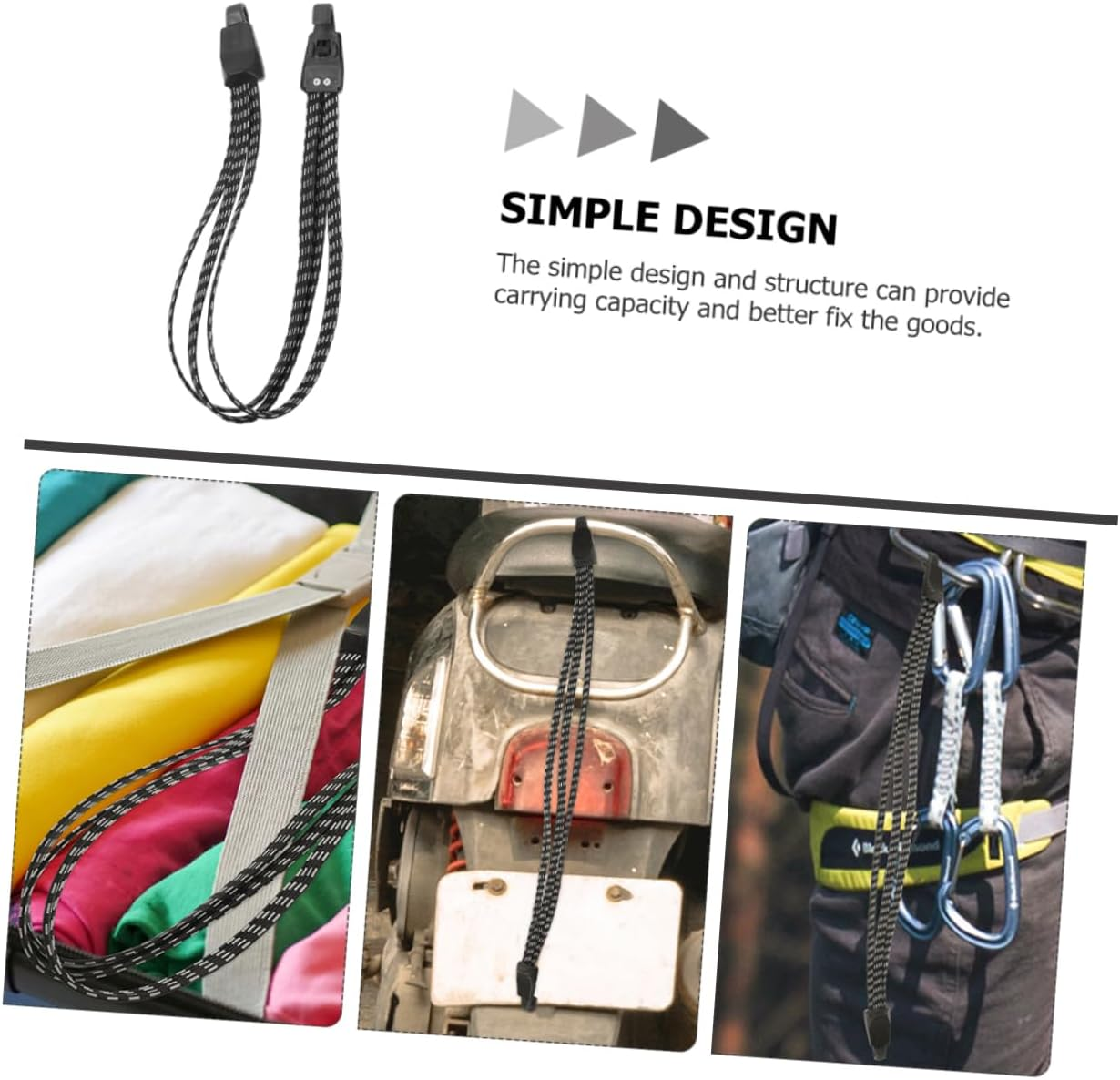 CORHAD 2Pcs Luggage Straps Suitcase Straps Belts Camping Luggage Binding Quick Release Camping