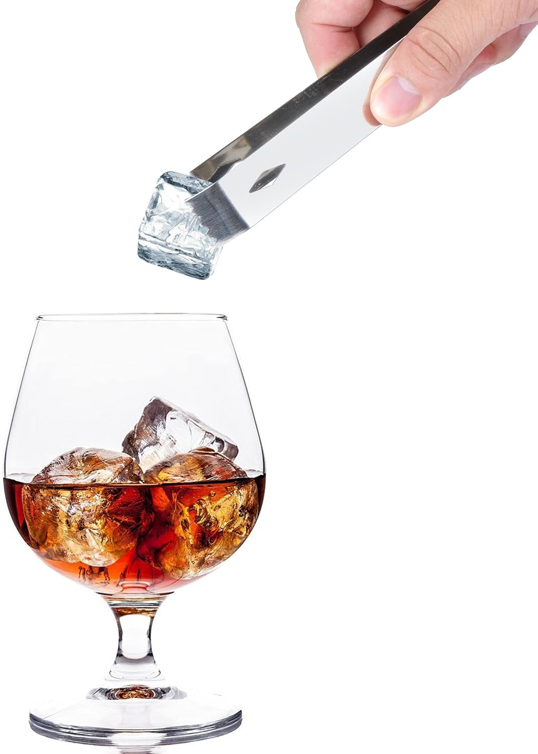 2 Pack Ice Tongs 5.9 Inch Small Serving Tongs Food-Grade Small Tongs for Appetizers Stainless Steel Sugar Tongs Ice Tongs for Ice Bucket Party Coffee Bar, Silver - 2 Pack image number 3