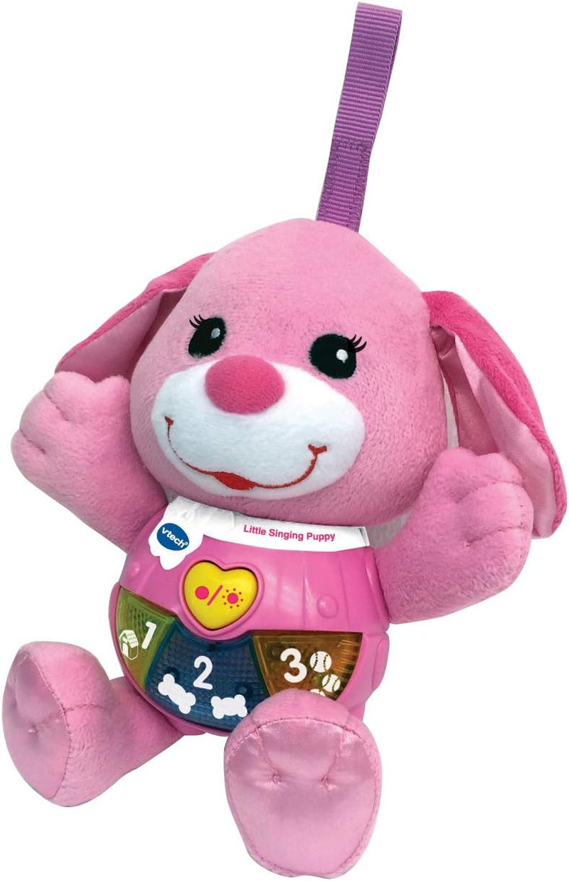 Vtech Little Singing Puppy - Interactive Activity Plush - 502353 - Pink image number 1