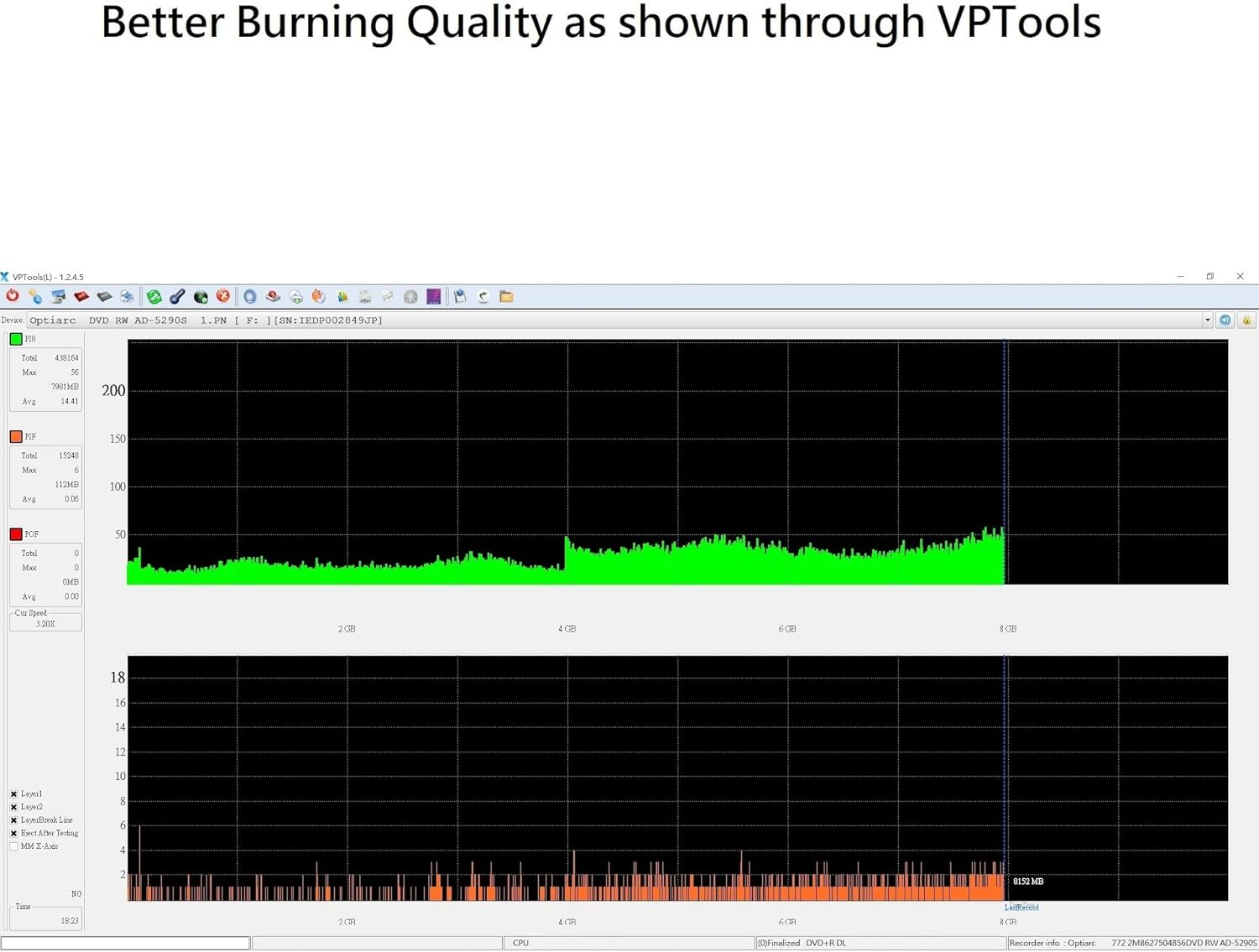 Optical Quantum OQDPRDL08WIP-H 8 X 8.5GB DVD+R DL White Inkjet Printable Double Layer Recordable Blank Media, 50-Disc Spindle image number 2
