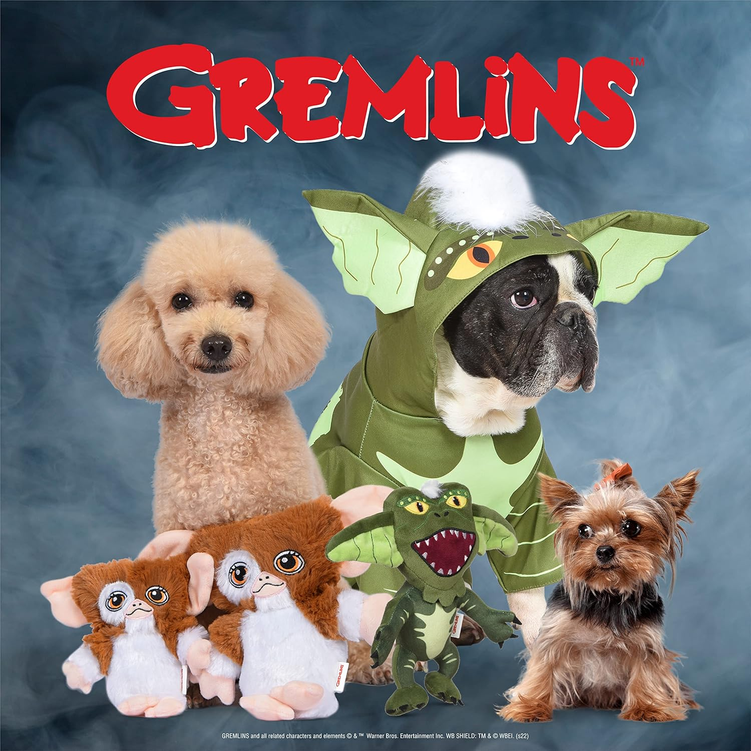 Warner Bros Horror WB: Gremlins Halloween Costume for Dogs with Hood &ndash; Size Large | Cute Pet Costumes, Scary Costumes for Dogs| Officially Licensed Gremlins Pet Products, Green (FF23213) image number 6