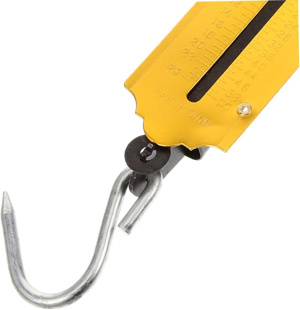 Mipcase 2Pcs Portable Mechanical Hanging Hook Scales 25Kg Vintage Vertical Spring Fish and Luggage Weighing Scale Large Handle for Outdoor Fishing and Travel