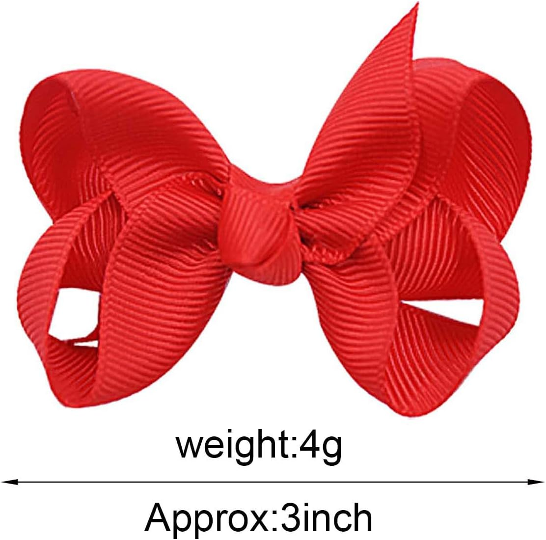 20Pcs Hair Bows Clips for Little Girls,3Inch Baby Hair Clips,Fully Lined Baby Hair Bows Clips,Infants Toddlers Kids Hair Styling Accessories for Fine Hair. image number 3