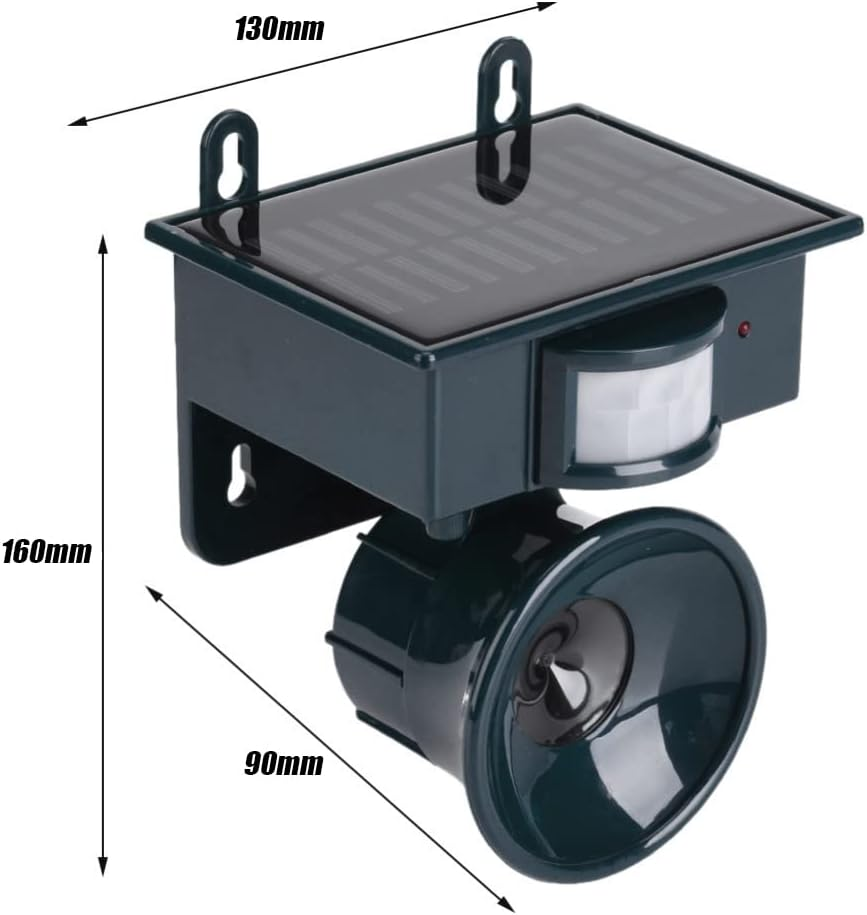 Outdoor Bird Repellent Solar Powered Bird Repellent Bird Scarer Repellent image number 3