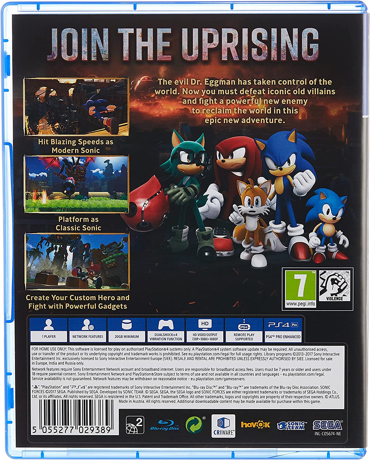 Sega Sonic Forces Playstation 4 Games image number 2