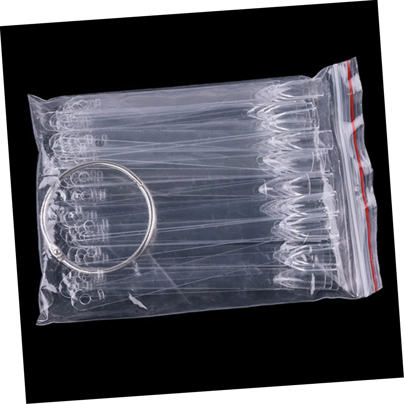 DEARMAMY 50Pcs Nail Display Boards False Nail Art Tips Sticks Polish Plate Practice Templates image number 2