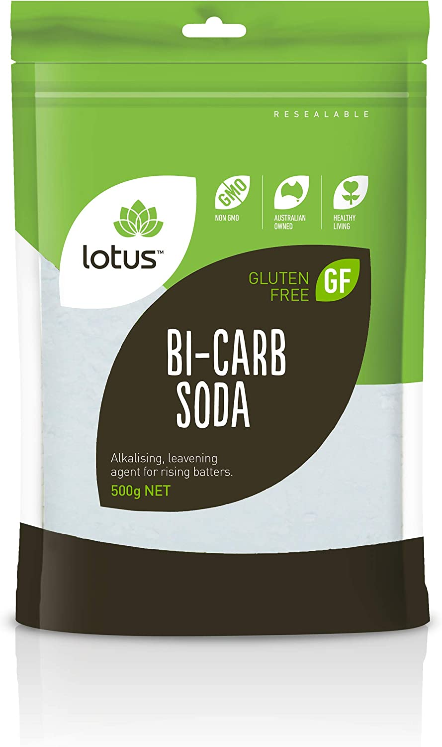 Lotus Aluminium Free Bicarbonate Soda 500 G, 500 G image number 1