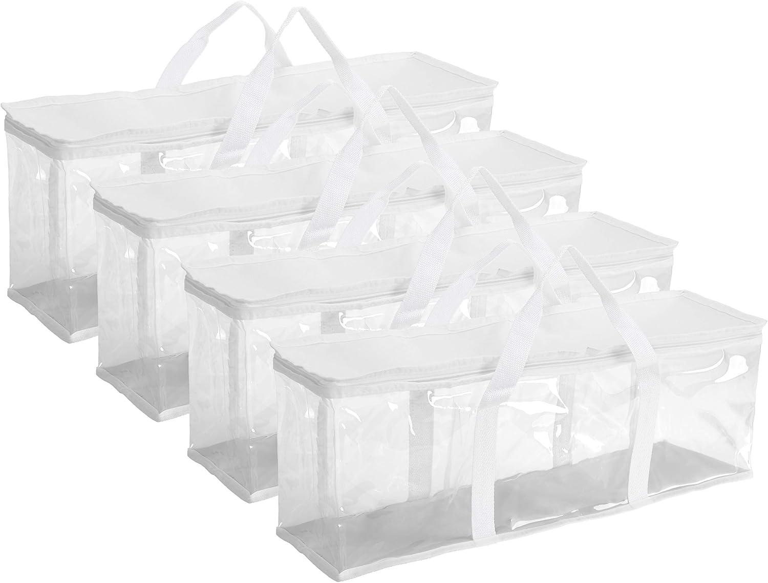 Fasmov Set of 4 DVD Storage Bags Hold up to 160 Dvds (40 Each Bag)