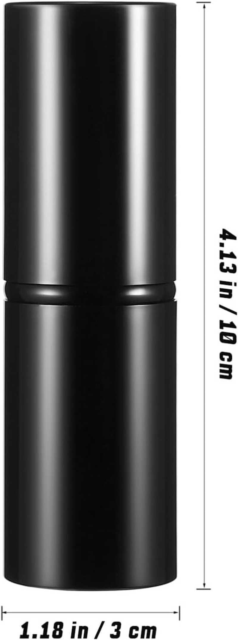 Ipetboom Retractable Cosmetics Brush Retractable Makeup 2Pcs Blush Set Portable Face Powder Mini Foundation Brush with Flat and Angled Top for Cream Cosmetics Travel image number 4