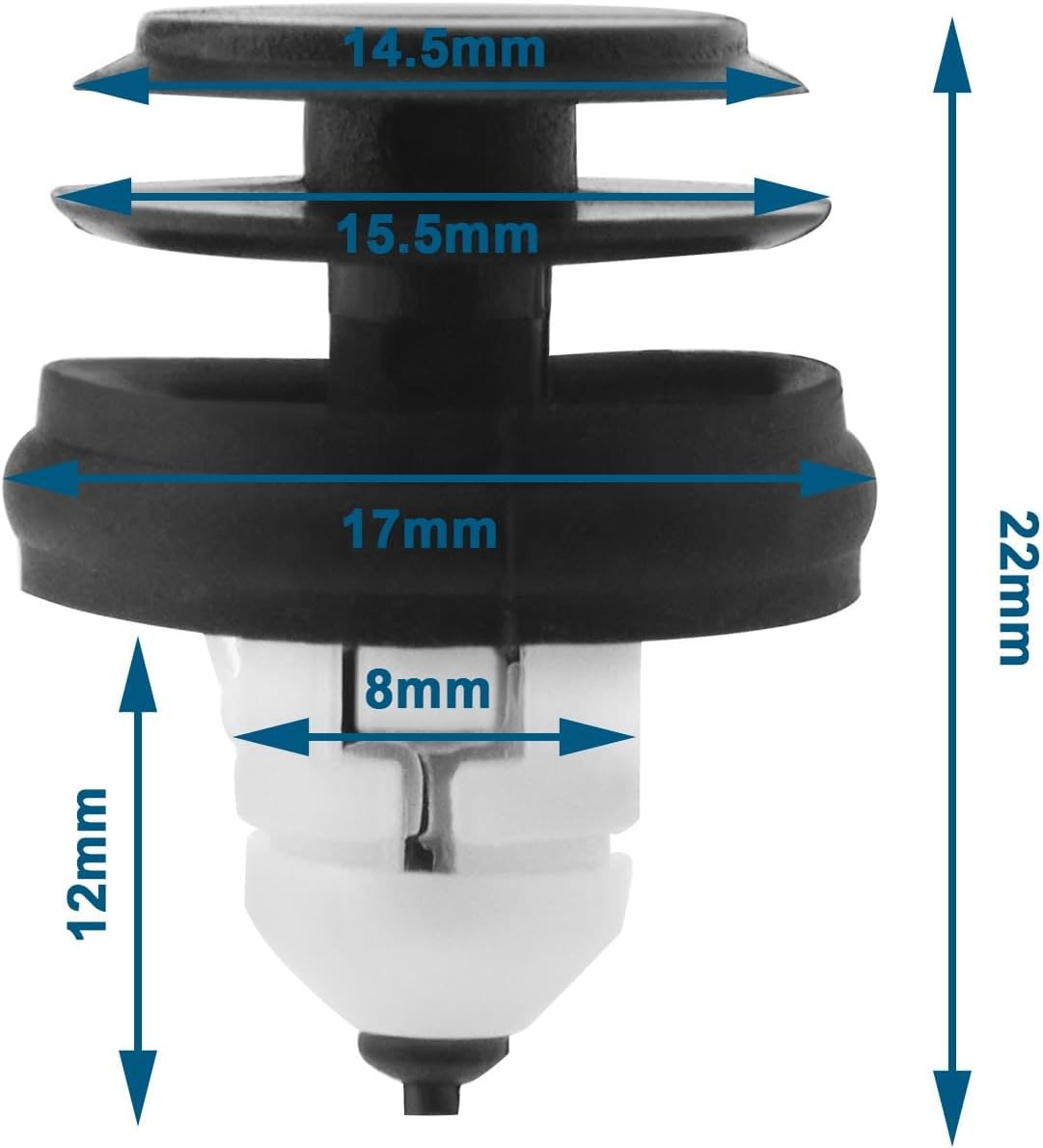 20Pcs Door Card Trim Panel Clips Replacement Compatible with BMW 3 Series/ 5 Series/ X3/ X4/ X5/ Z4 Door Trim Panel Retainer Clip