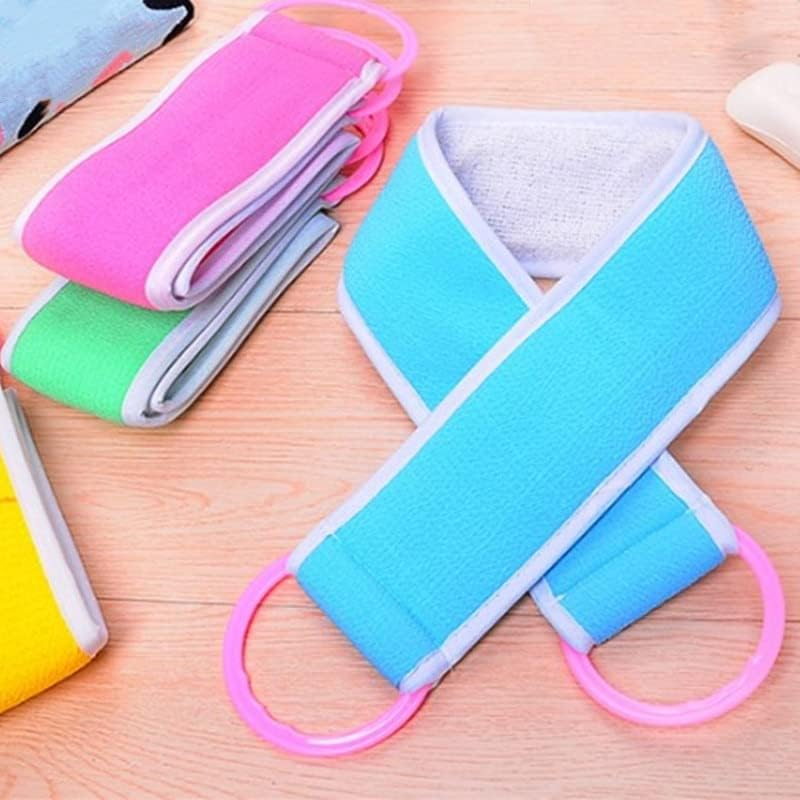 Bath Towel Exfoliating Back Strap Shower Bath Sponge Body Scrubber Brushes Personal Washing Tools Bath Ball Flower for Men Women image number 2
