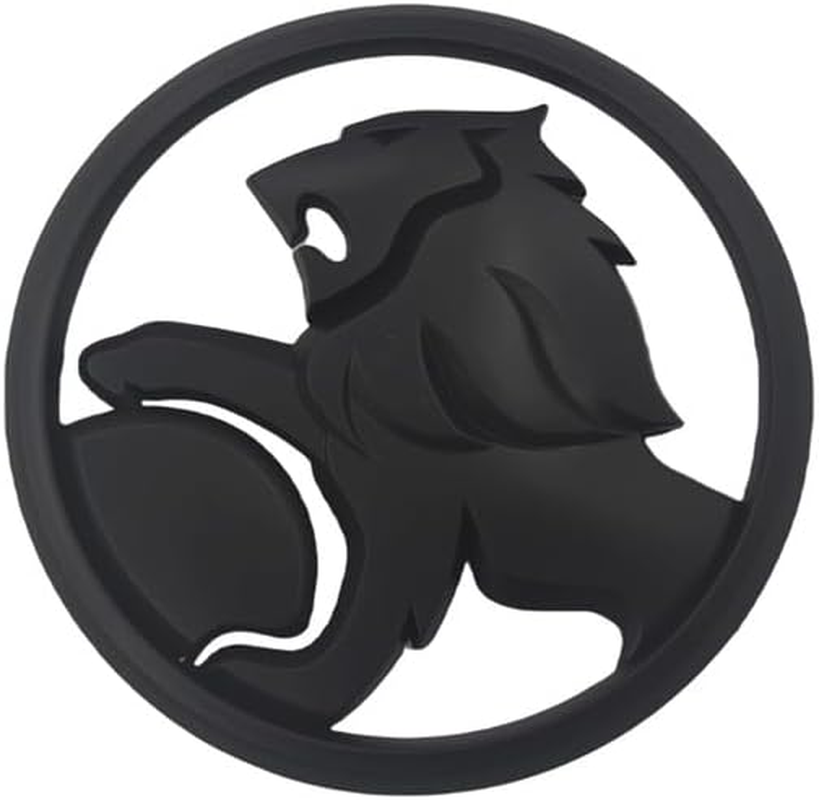 1 Matte Black Lion Badge Front Grille for Holden Commodore VE VF SS SV6 Size 130Mm