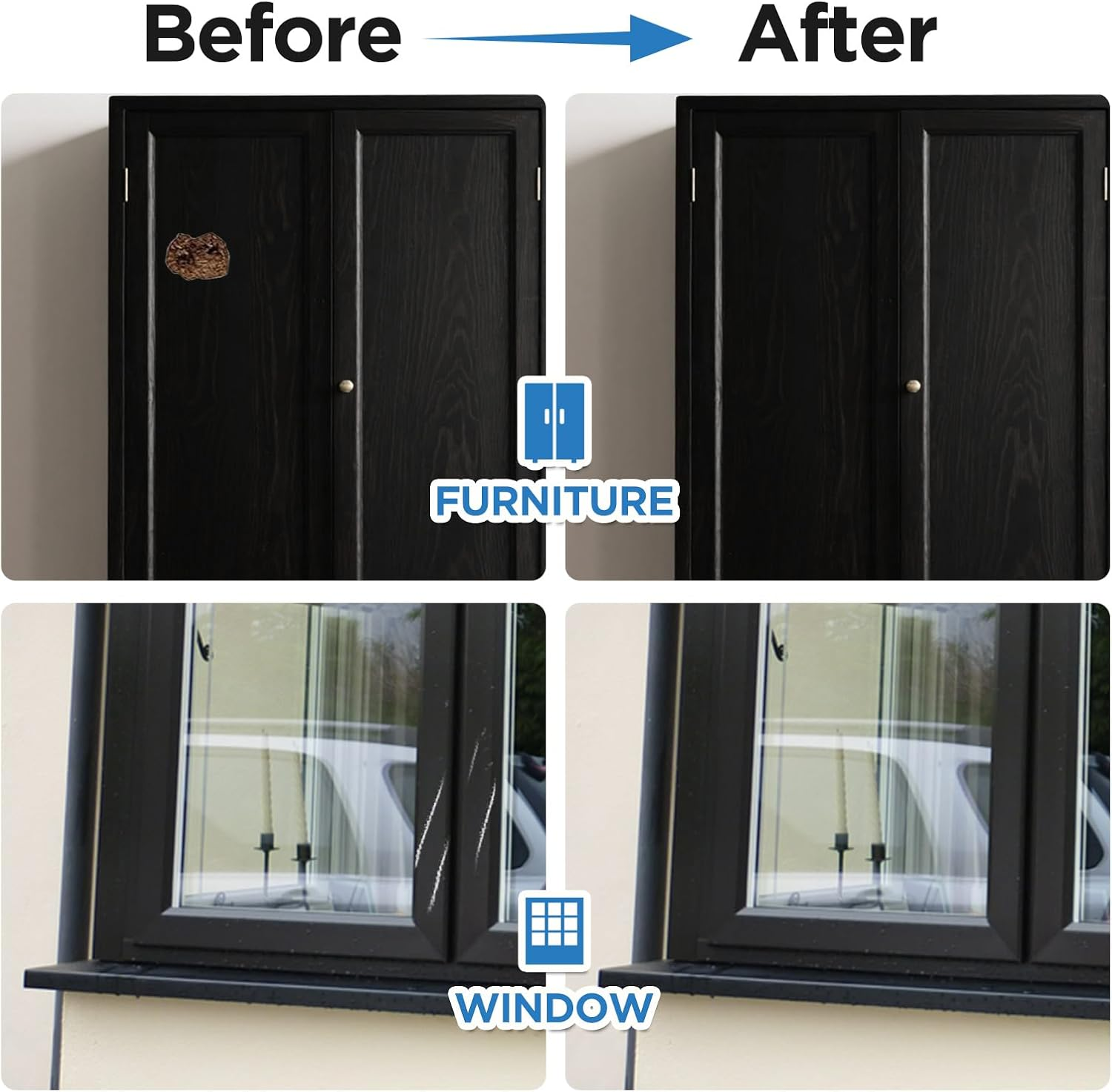 Black Paint Semi-Gloss Black Multi Surface Touch up Paint Repair for Wall,Door,Cabinets,Wood,Furniture, Appliance,Tile,Porcelain,Touch up Paint Pen for Refrigerators,Washers,Dishwashers,Microwave image number 4