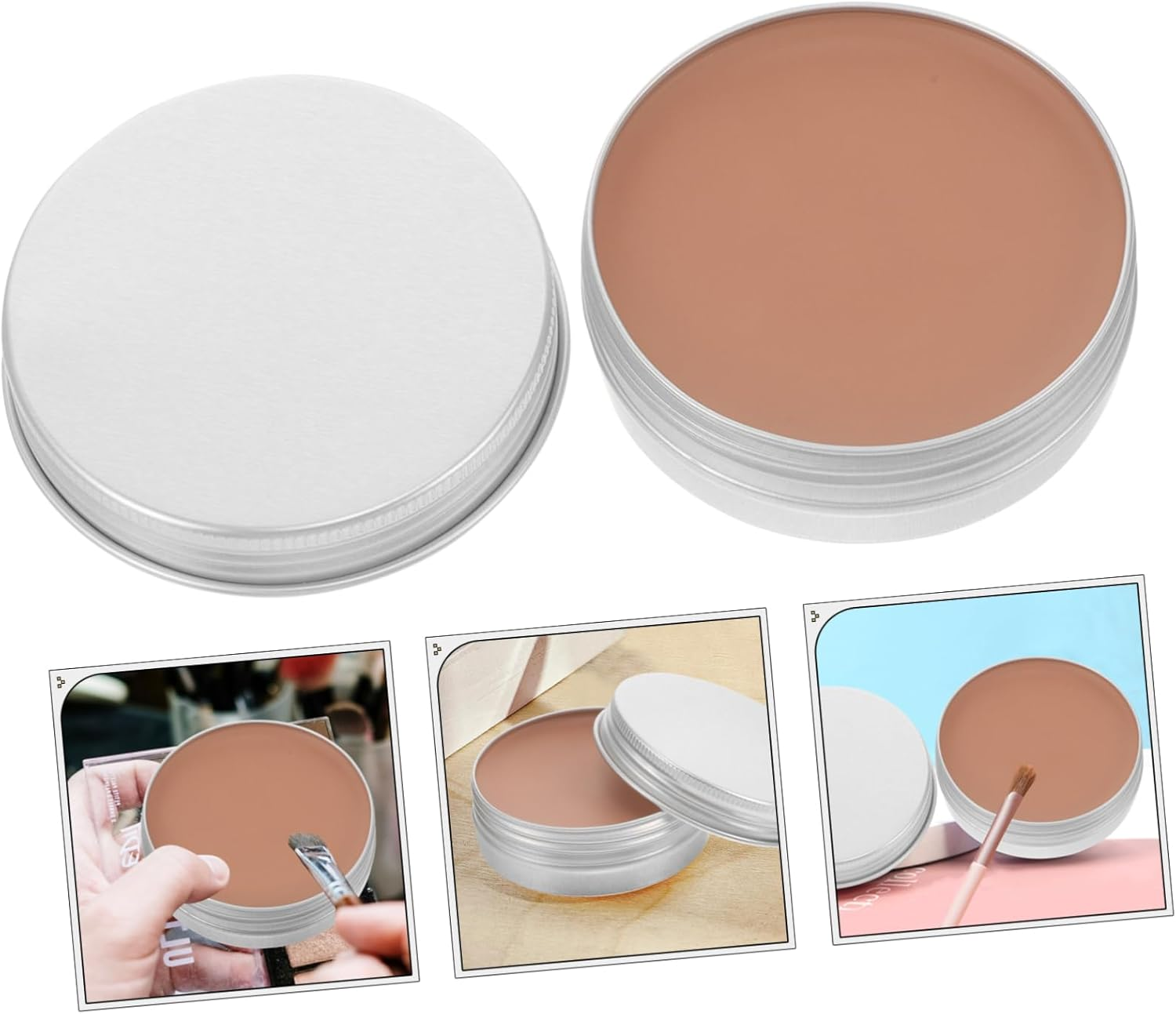 FOMIYES Scar Wax Makeup Kit 60G Professional Modeling Wax for Fake Scars and Nose Prosthetics for Halloween Cosplay and Special Effects Makeup image number 3