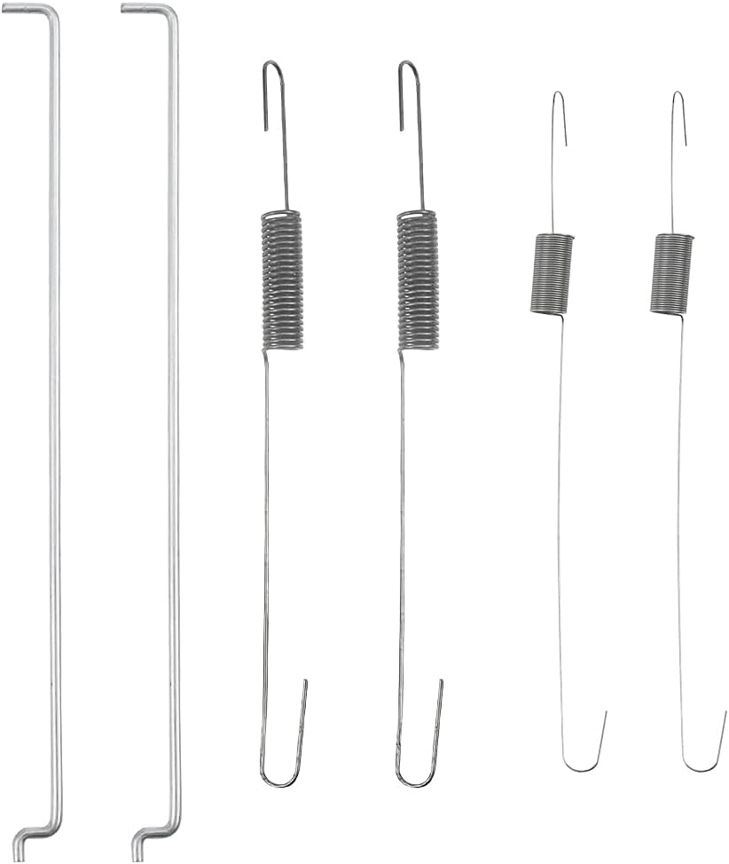 Throttle Return Spring Control Kit, 6Pcs Return Spring Speed Control Governor Link Throttle Governor Link Rod Speed Return Spring Kit,Governor Rod Spring Throttle Return Spring Governor Link 188F 190F