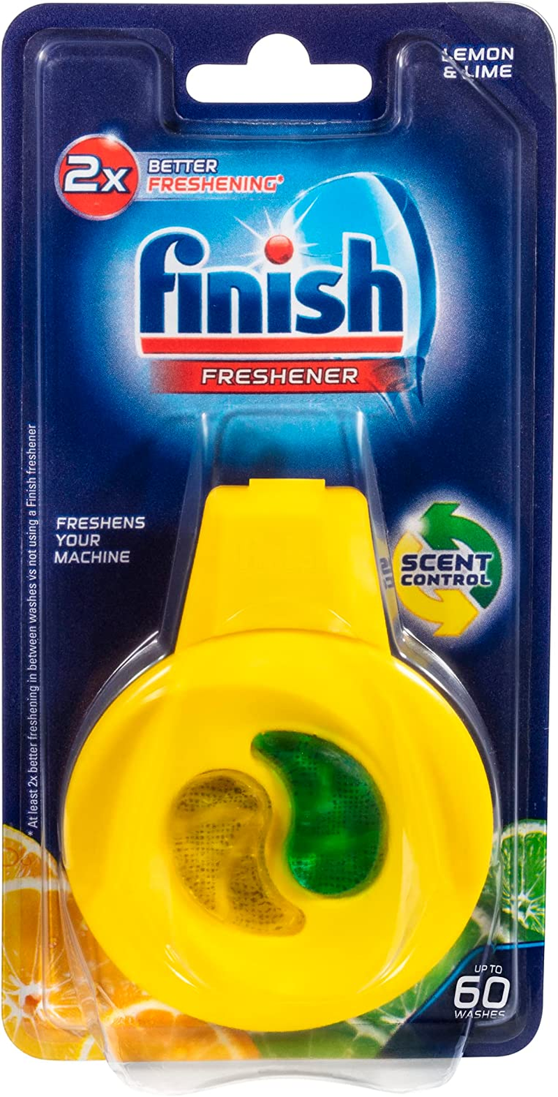 Finish Lemon and Lime Dishwasher Freshener 15 G (Pack of 9) image number 3