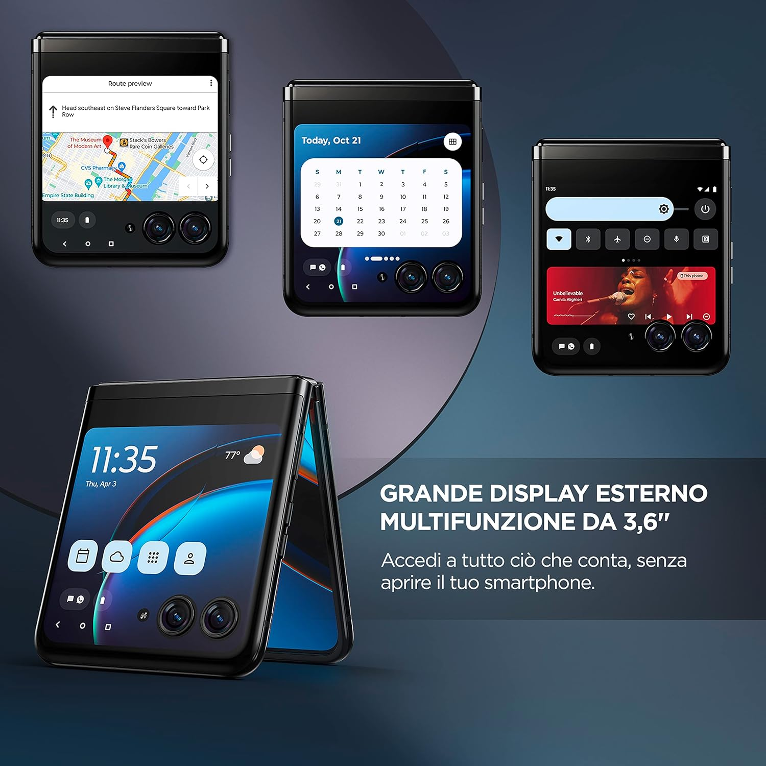 Motorola Moto Razr 40 Ultra 8 + 256 GB Black image number 1