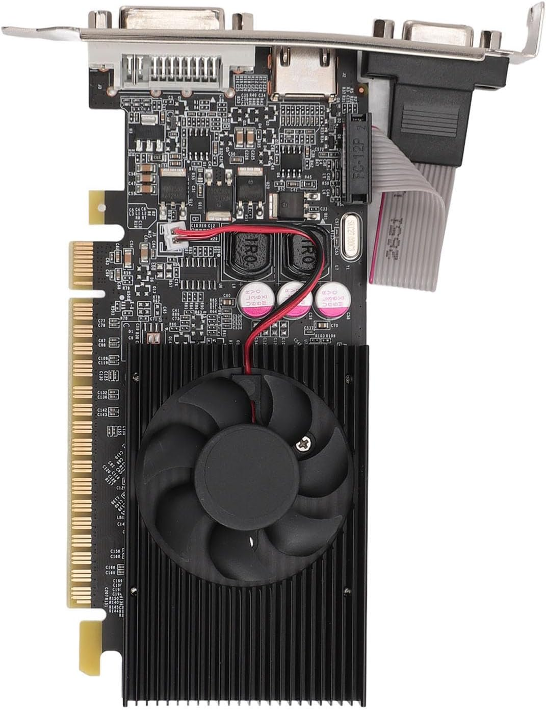 2GB DDR3 64-Bit Low Profile Pcie Graphics Card for Desktop Pcs, 2560X1600 Resolution, Silent Gaming GPU with HDMI/DVI/VGA, Directx 11, Compatibale 10/11/7/8 image number 3