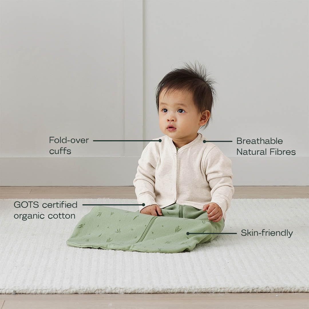 Ergopouch 1.0 Tog Arm Warmers for 3-12 Months Baby, Oatmeal Marle image number 4