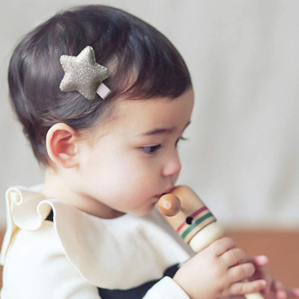 36 PCS Baby Girls Hair Accessories Set Baby Hair Clips Fully Lined Cute Hair Bows Clips Elastic Hair Bands Bow Hair Ties Ponytail Holders for Little Girls Toddlers Kids Children image number 3