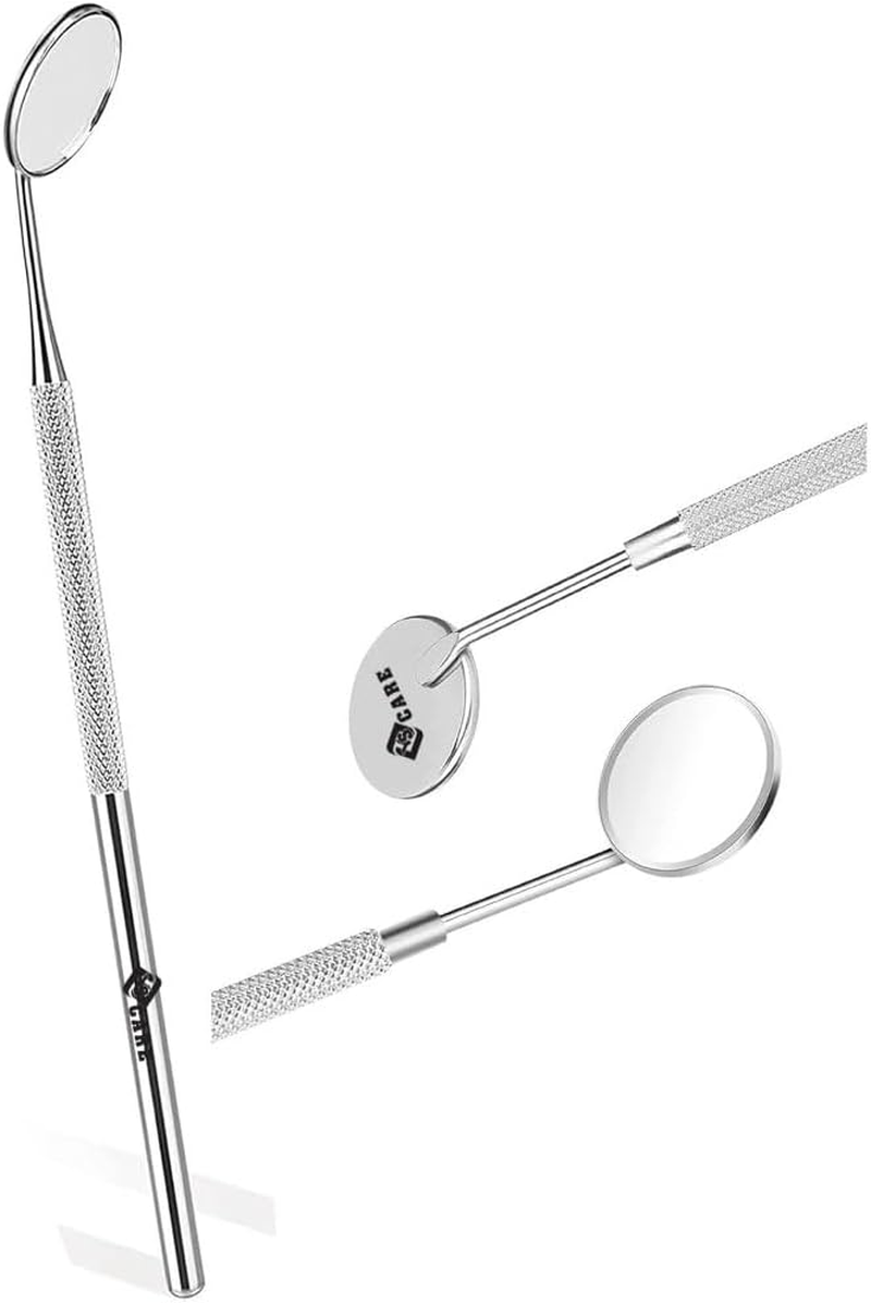 YSCARE Dental Tooth Dental Mirror for Mouth - Dentist Mirror Tool with Stainless Steel Handle - Oral Teeth Inspection Mirror - Dental Instruments image number 3