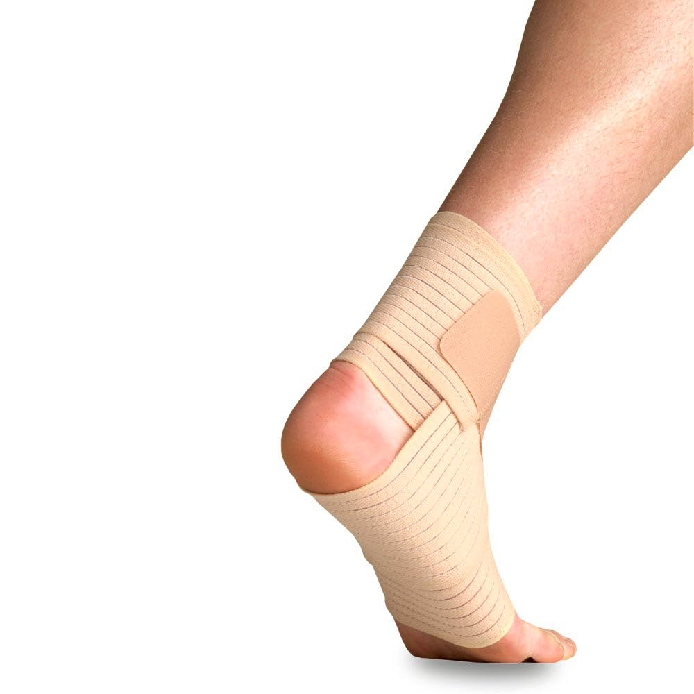 Thermoskin Elastic Ankle Wrap, Beige, Small/Medium image number 4
