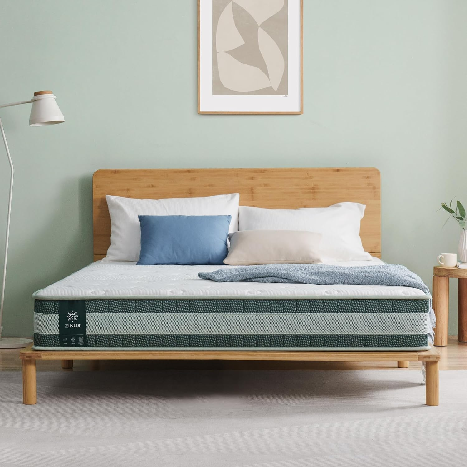 Zinus Double Mattress | 5-Zone Chiro Cooling Premium Pocket Spring Foam Mattress image number 3