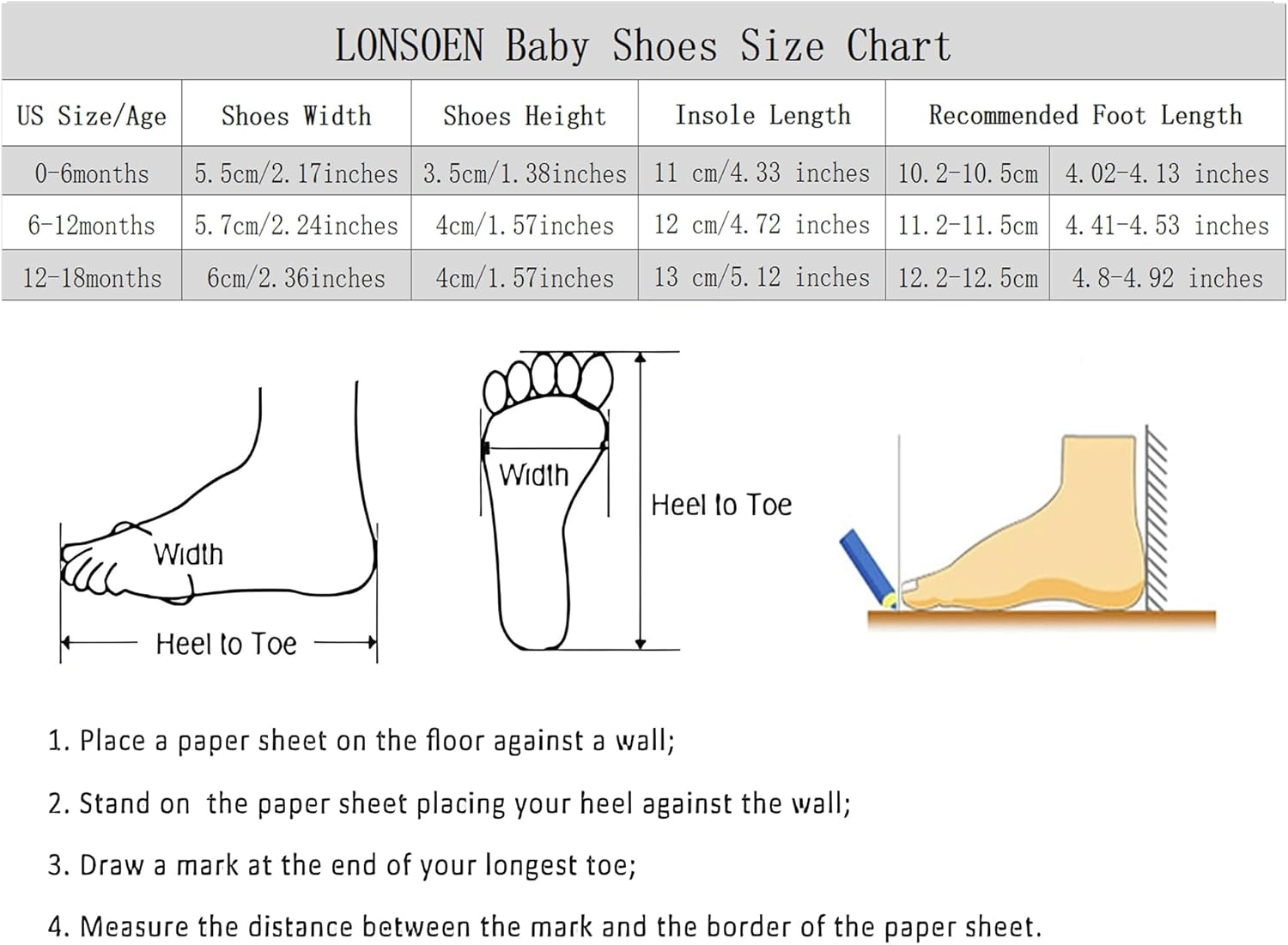 LONSOEN Baby Toddler Boys Girls Loafers Newborn Leather Moccasins Infant First Walking Dress Shoes image number 2